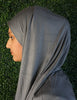 Pure Gray Comfort Jersey Hijab