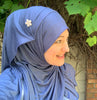 Denim Blue Comfort Jersey Hijab